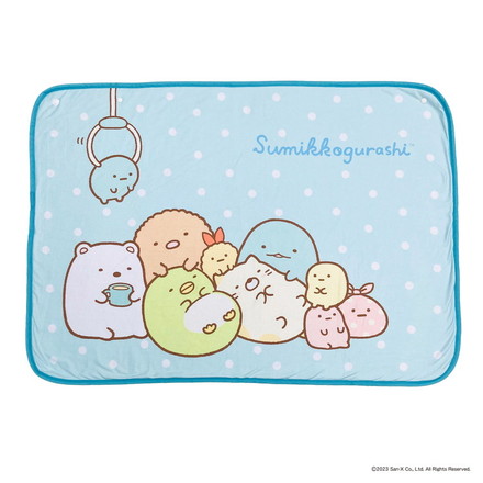 すみっコぐらし やわらかシープひざ掛け 70×100cm ブランケット 膝掛け 毛布 裏ボア 肌掛け あったか お昼寝