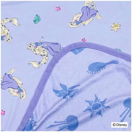 クールブランケット ラプンツェル 100×70cm リバーシブル パイル生地 接触冷感シリーズ ディズニー