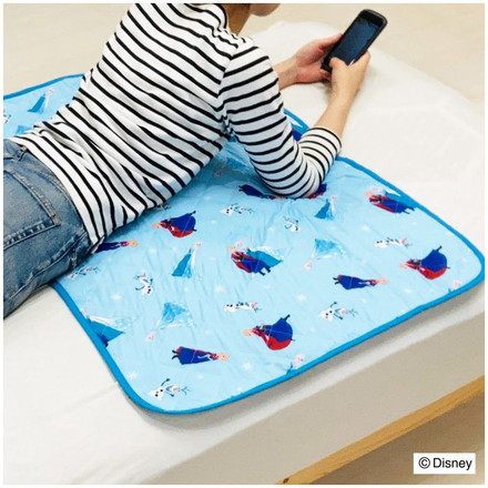 ちょこっと敷パッド アナと雪の女王 敷きパッド 100×65cm 滑り止め加工 接触冷感シリーズ ディズニー