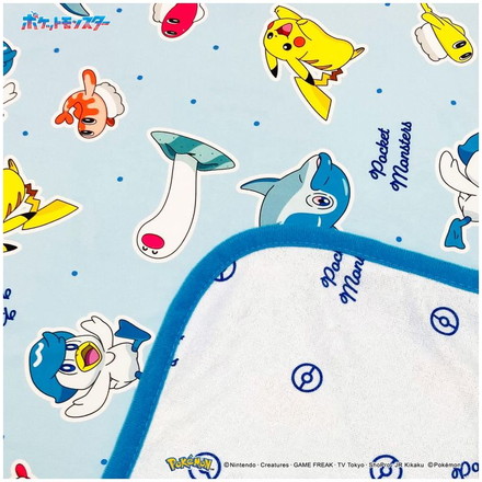 クールブランケット ポケモン 100×70cm リバーシブル パイル生地 接触冷感シリーズ pokemon かっこいい