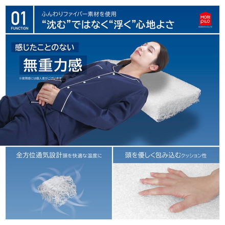 空気の上で眠るまくら Air Sleep Pillow 3D 枕 首こり 肩こり 空気の上で眠るまくら