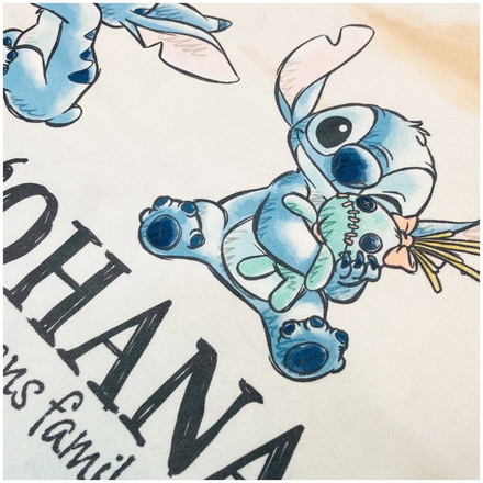 枕カバー スティッチ OHANA 43×63cm ディズニー キャラクター 子供 こども ジュニア 子ども