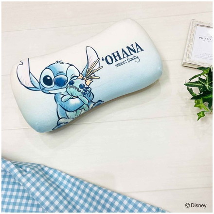 ミニリラックスピロー スティッチ お昼寝枕 ミニ枕 小さめサイズ 低反発 腰当クッション キャラクター