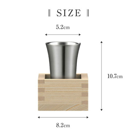 ピーコック 冷酒 タンブラー 100ml 桝付き