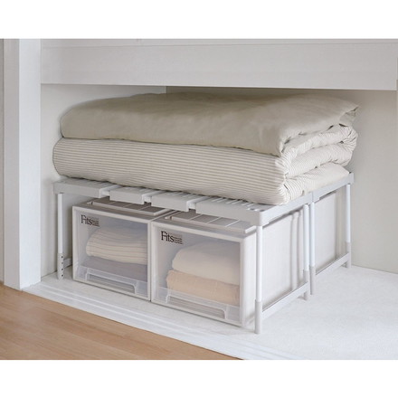 天馬 押入れ 整理棚 プロフィックス ピタッ!と伸びるん棚 レギュラータイプ 2台入