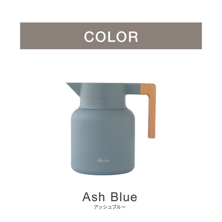 リバーズ サーモジャグキート 1600ml 1.6L 卓上ポット 魔法瓶 ポット Rivers ブラック