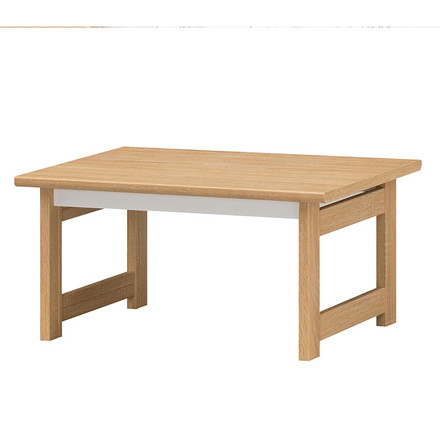 白井産業 ガレンタ ローテーブル 幅75cm テーブル 木目調 シンプル アンティーク カントリー ローテーブル センターテーブル 北欧 作業