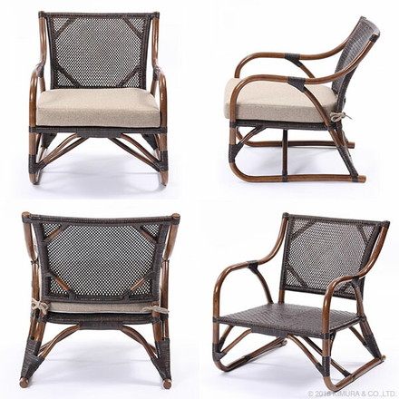 ラタン パーソナルチェア WAHOO シリーズ C201KA 家具 籐家具 インテリア イス 椅子 腰かけ チェア