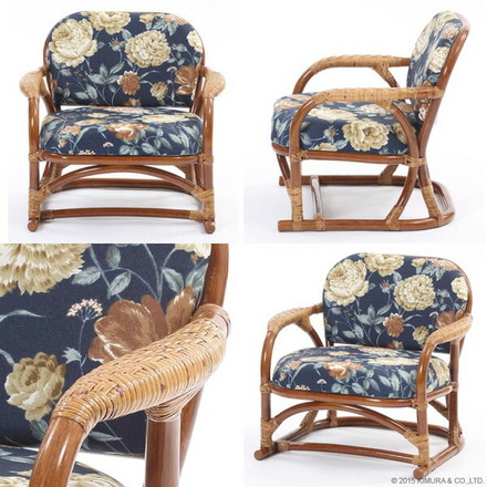 籐 チェア 籐家具 インテリア 籐椅子 ラタンチェア イス 椅子 座椅子 一人掛け 1人掛け ラタン 和室 アジアン
