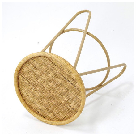 ラタン ラウンドテーブル Sサイズ 天板36cm 高さ51cm サイドテーブル プランター台 ディスプレイテーブル