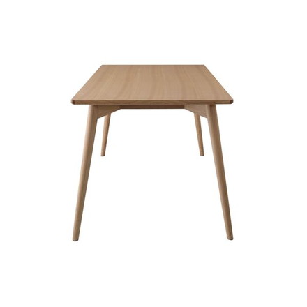 ダイニングテーブル リビングテーブル ナチュラル 幅150cm 木製 ウレタン塗装 カラメリ リビング ダイニング