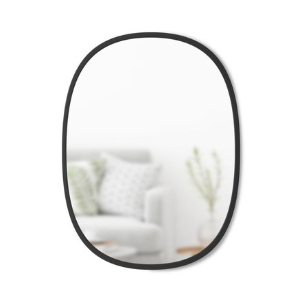 Umbra ハブ ミラー オーバル 46x61cm ブラック 21013765040