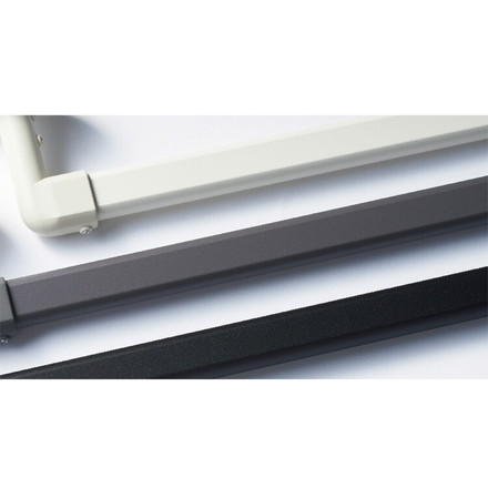 ハンギングバーH-3 天井付Lタイプセット 90×6cm TOSO 日本製 ハンガーパイプ トーソー 収納 ブラック