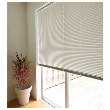 TOSO アルミブラインド トーソー 60×138cm 操作位置交換可能 カーテンレール 取り付け 金具付き