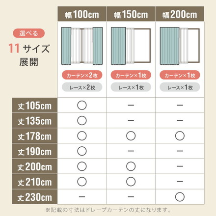 1級遮光カーテン レースカーテン セット 4枚組/2枚組 遮光1級 UVカット 断熱 保温 省エネ ミラーレース ベージュ 幅100×丈190cm4枚組