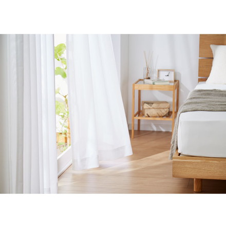 日本製 多サイズ 防炎 UVカットレース 断熱 保温 遮熱 多機能 省エネ エコ 節電 遮像レース 幅100×丈133cm2枚組