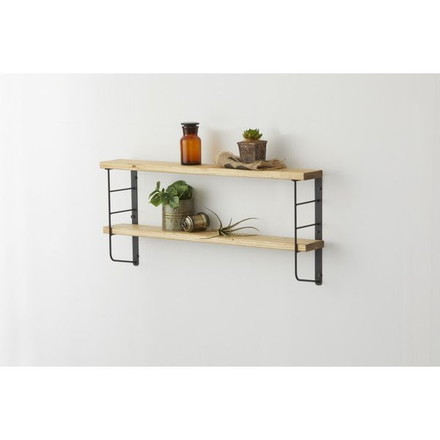 ショートL型シェルフフレーム4 黒 WFK-24 平安伸銅工業