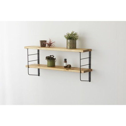 ショートL型シェルフフレーム6 黒 WFK-26 平安伸銅工業