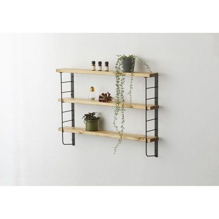 L型シェルフフレーム4 黒 WFK-34 平安伸銅工業