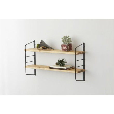 ショートシェルフフレーム6 黒 WFK-46 平安伸銅工業