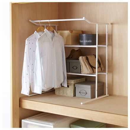 押入れハンガーシェルフ 白 OHW-30 平安伸銅工業