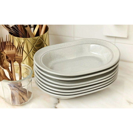 【公式販売店】STAUB オーバルプレート25cm カンパーニュ ストウブ プレート お皿 セラミック ダイニングライン 深皿 ランチプレート おしゃれ 陶器 食器 ナチュラルカラー テーブルウェア