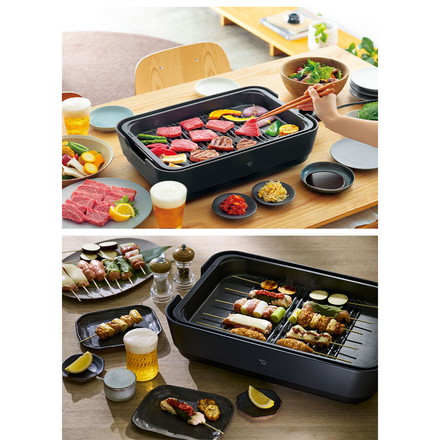 象印 ホットプレート やきやき EA-HA30-HZ チャコール ZOJIRUSHI たこ焼きプレート3枚
