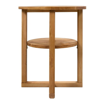 vidaXL サイドテーブル 40x50 cm オーク無垢材家具テーブルアクセントテーブルエンドテーブル