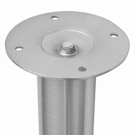 vidaXL 伸縮式テーブル脚 2点 つや消しニッケル 710?1100mm家具 テーブル用品 テーブル脚