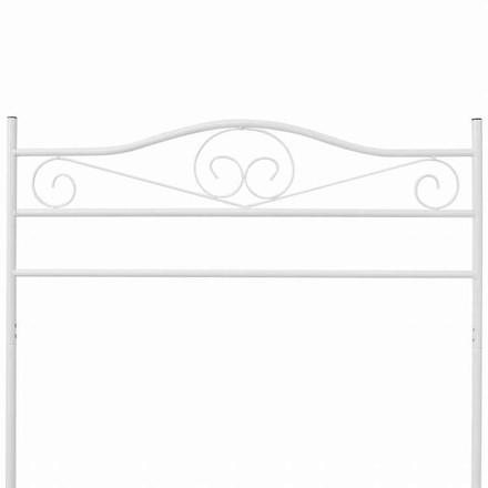 vidaXL 洋服ラック ホワイト スチール製ホーム&ガーデン 家事用品 収納&オーガナイザー 衣類・ワードローブ収納