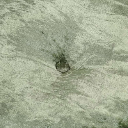 vidaXL 丸型プーフ ベルベット 40x20cm グリーン家具 フットレスト