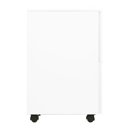 vidaXL モバイル ファイルキャビネット ホワイト 39x45x67 cm