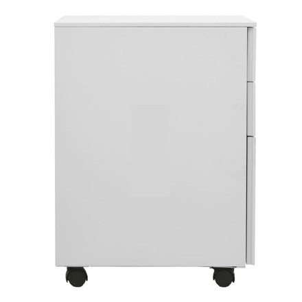 vidaXL モバイル ファイルキャビネット ライトグレー 39×45×60cm スチール 家具 キャビネット 収納