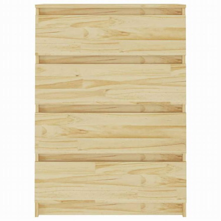 vidaXL サイドキャビネット 60x36x84 cm パイン無垢材家具 キャビネット&収納 サイドボード