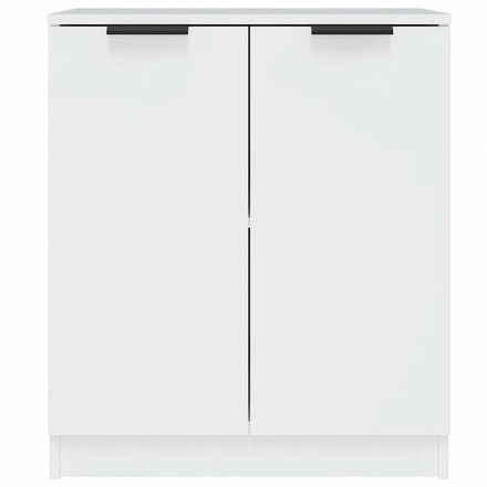 vidaXL サイドボード ホワイト 60x30x70cm エンジニアリングウッド家具 キャビネット&収納