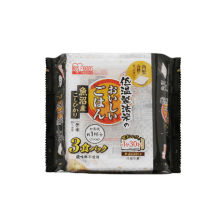 アイリスフーズ 低温製法米のおいしいごはん 新潟県 魚沼産 コシヒカリ 150g×24食パック（3食パック×8袋）