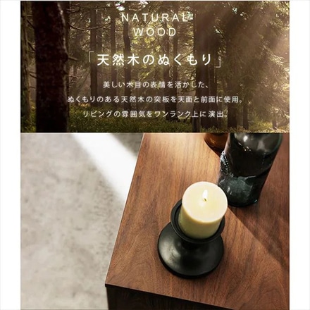 アイリスオーヤマ ボックステレビ台 150cm BTS-SD150U-WN ウォールナット