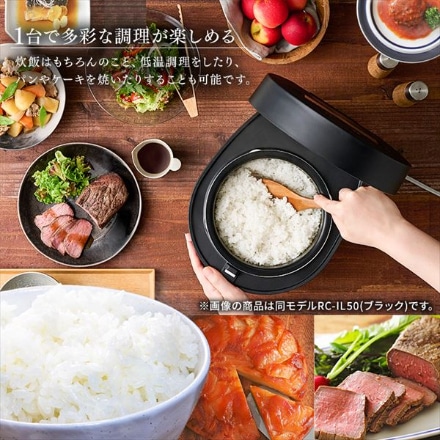 アイリスオーヤマ IHジャー炊飯器 5.5合 RC-IL50 アッシュ