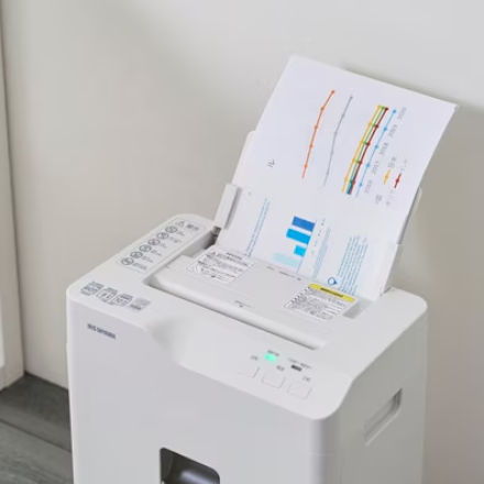 アイリスオーヤマ オートフィードシュレッダー AFSB60M ホワイト