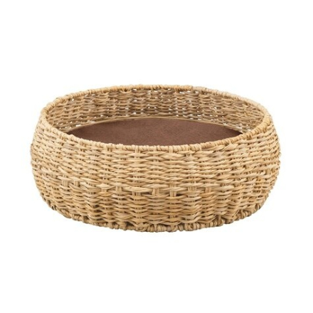 アイリスオーヤマ ラタン調ペットハウス ラウンド PHR-R4414 ナチュラル