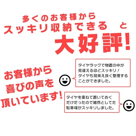 アイリスオーヤマ ステンレスタイヤラック カバーあり 軽トラック・軽商用車用 KSL-450C ブラック