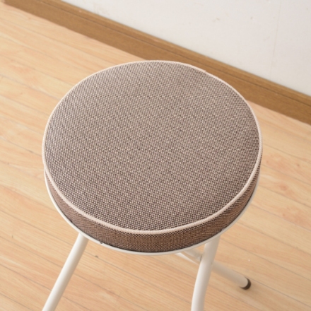 YAMAZEN フォールディングスツールDX YZX-F05DX(BR/IV) ブラウン/アイボリー