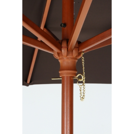 木製パラソル ２７０cm ブラウン ２７０ＢＲ