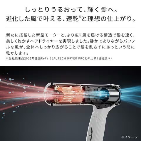ヘアドライヤー リファ ReFa BEAUTECH DRYER SMART W RE-AX-02A ホワイト