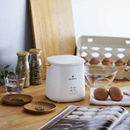 ゆで卵調理器 アピックス エッグマイスター AEM-422 ホワイト