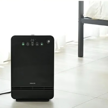 ヒーター・ストーブ 山善 DSF-VN124(B) [ブラック]