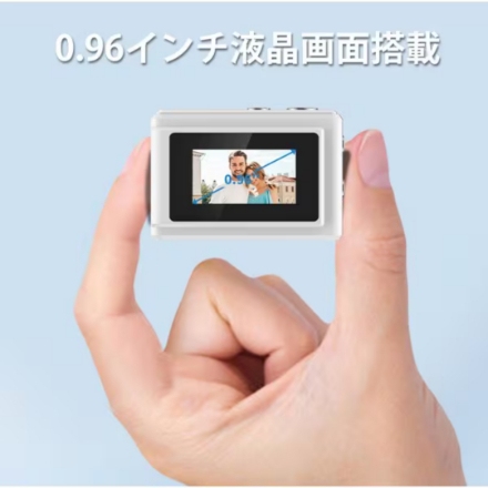デジタルカメラ SAC CONNECT オリジナルコンパクトデジタルMINIカメラ デジタル式 SMC01-WH ホワイト