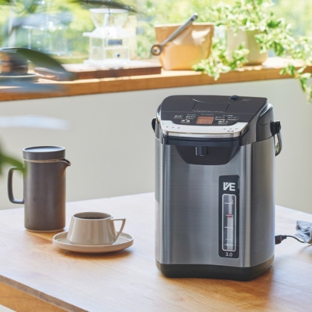 電気ポット タイガー魔法瓶 3.0L 蒸気レス機能つき PIG-H300-K ブラック