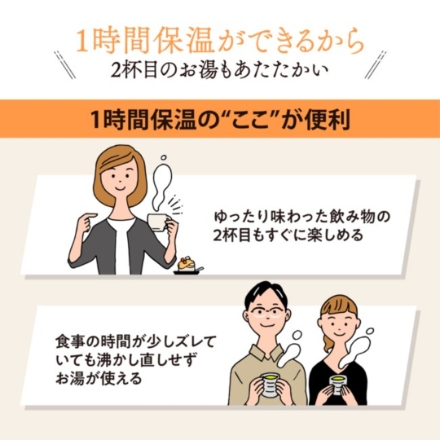 電気ケトル 象印マホービン 1.0L CK-KA10-BM スレートブラック