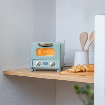 オーブントースター 日本エー・アイ・シー Aladdin グラファイトトースター 1枚焼き AET-G8A(G) グリーン